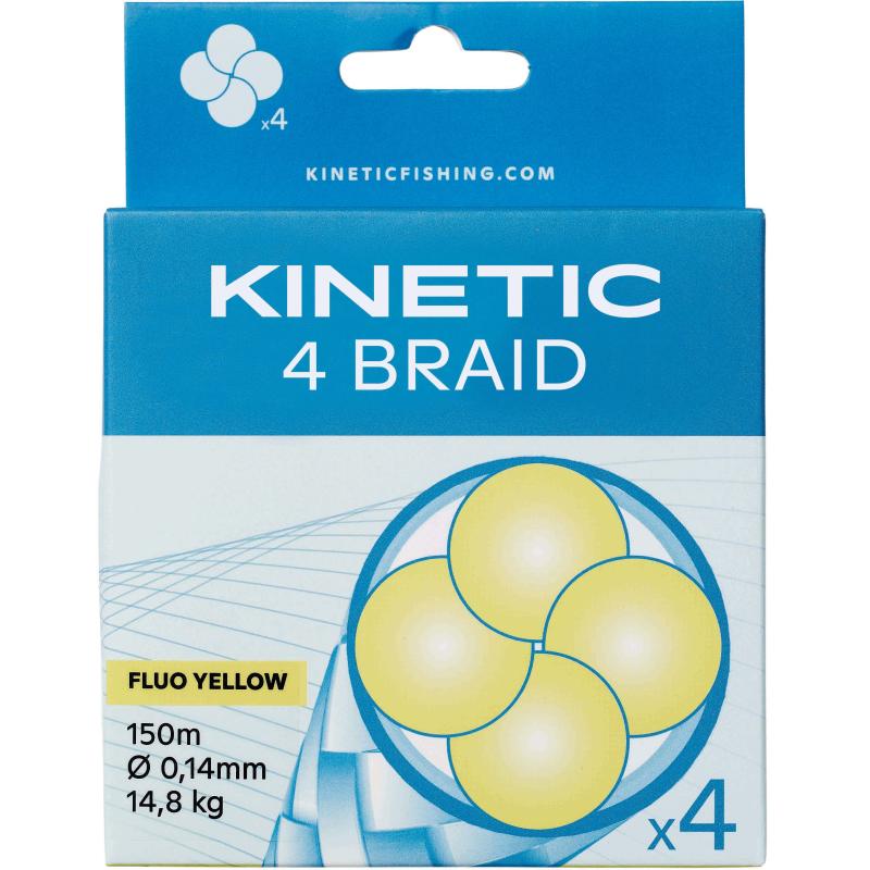 Kinetic 4 Braid 150m 0,08mm/3,3kg Dusty Green