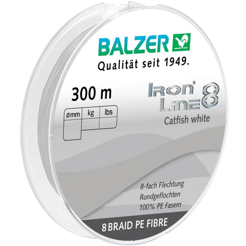 Balzer Iron Line 8 Catfish weiß 300m 0,60mm