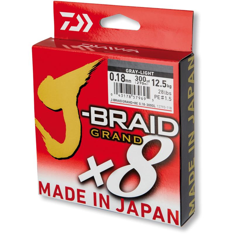 Daiwa J-Braid Grand X8 multi color 0.13mm 8.5kg 150m