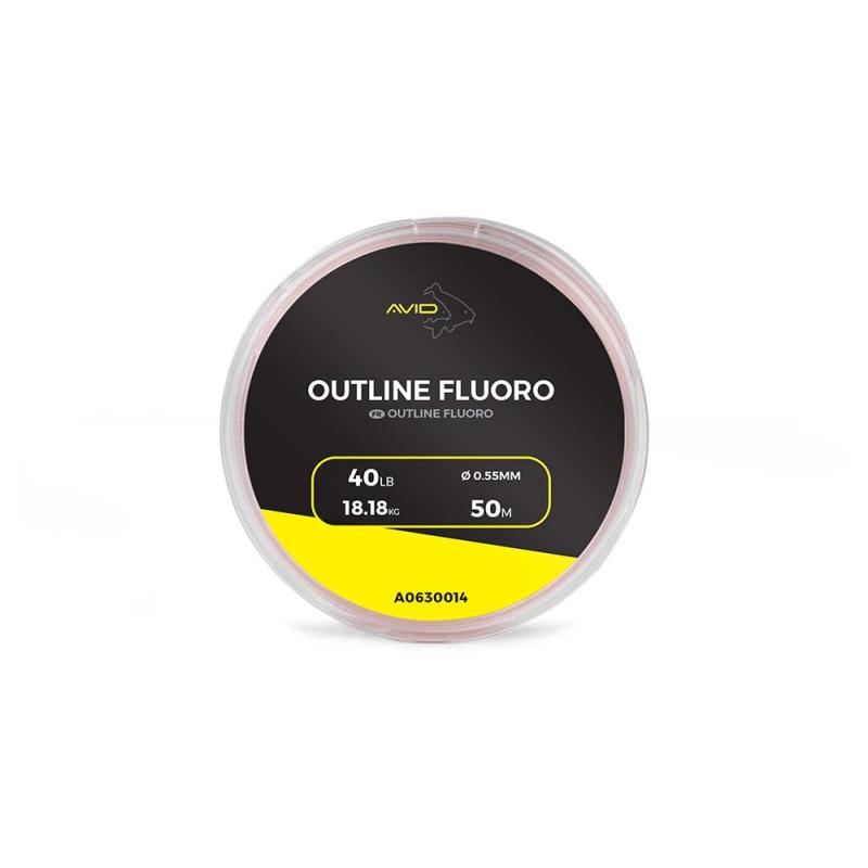 Avid Outline Fluoro 50M-30Lb/13.6Kg -0.50mm