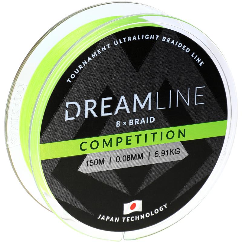 Mikado Dreamline Competition - 0.10mm/8.73Kg/150M - Fluo Grün
