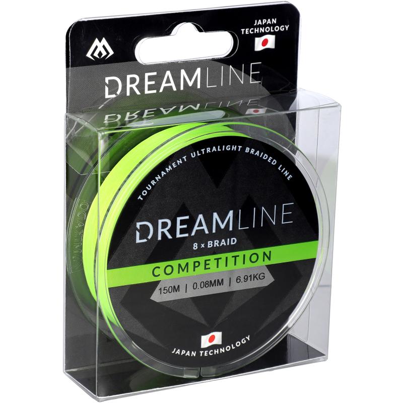 Mikado Dreamline Competition - 0.10mm/8.73Kg/150M - Fluo Grün