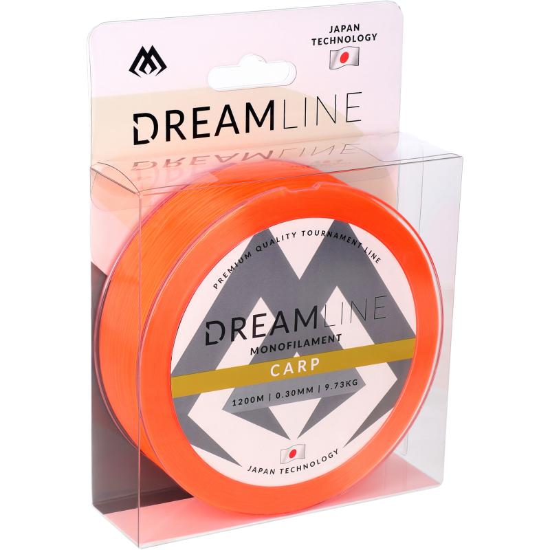 Mikado Dreamline Carp - 0.30mm/9.73Kg/1200M - Fluo Orange