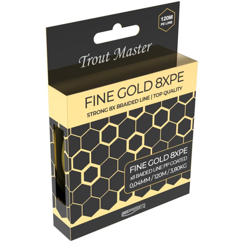 Spro Trout Master Fine Gold X8 Pe 0,04Mm
