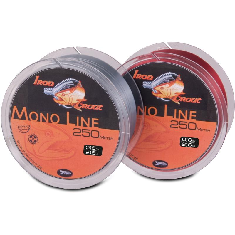 IRON TROUT Mono Line 0,22mm 250m grey