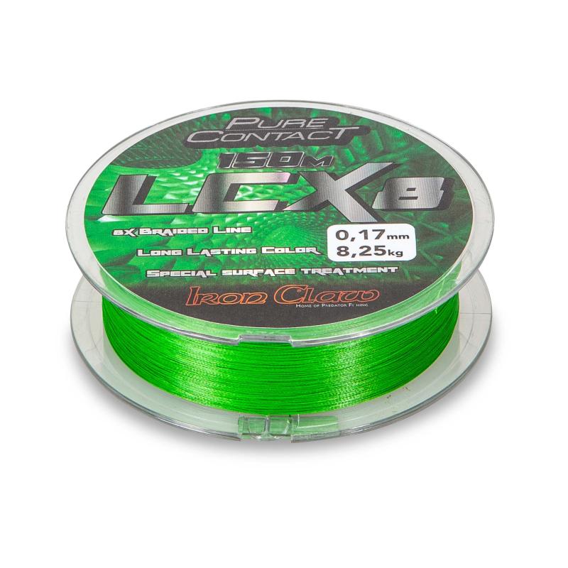 Iron Claw Pure Contact LCX8 Green 150m 0,10mm
