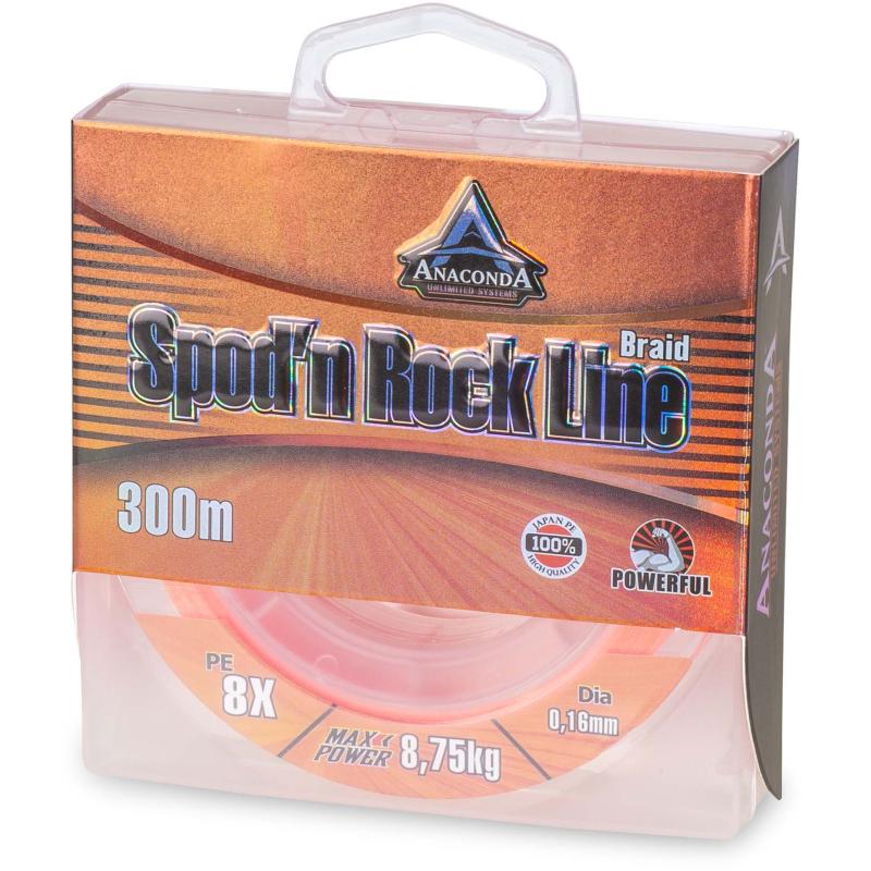 Anac Spod'N Rock Line Orange 300M 0,23mm/17,10Kg