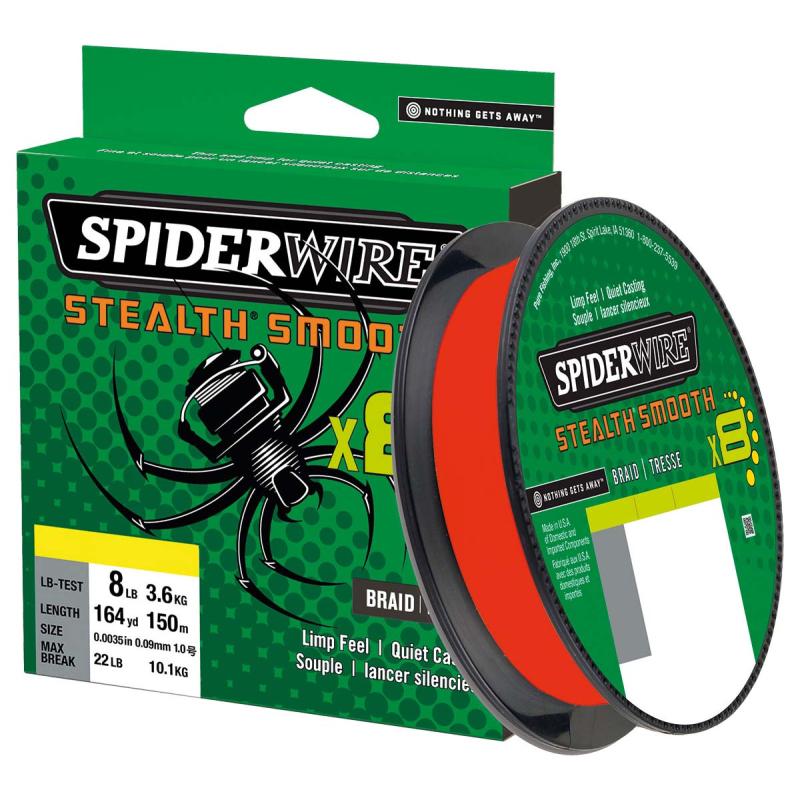 Spiderwire Stealth Smooth8 0.29mm 300M 26.4K code red