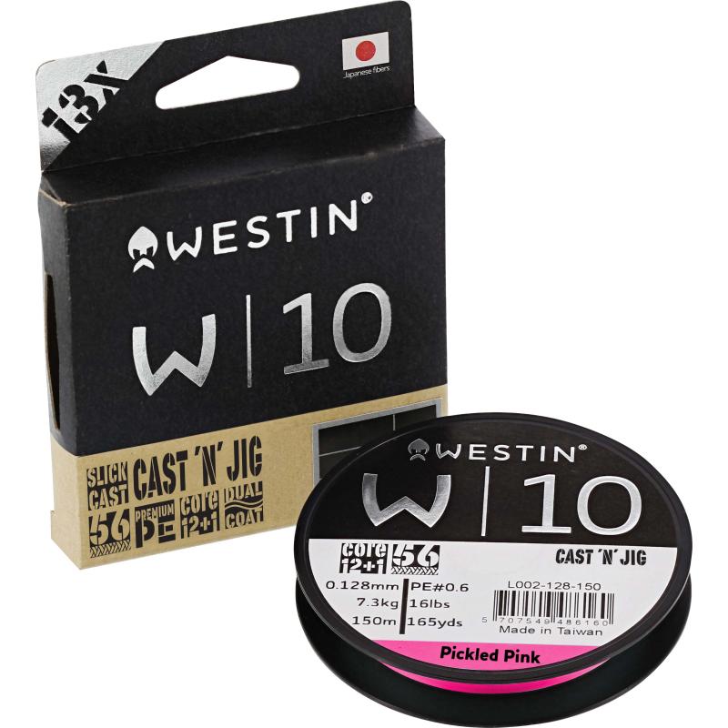 Westin W10 Cast&Jig 13Braid Pink 0.148 110M 9.0kg
