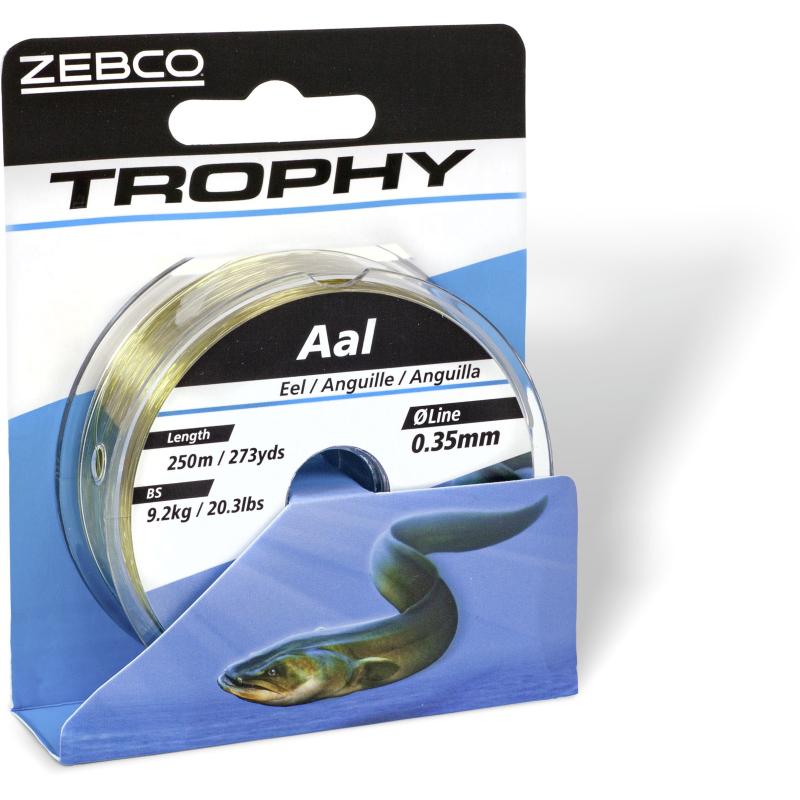 Zebco Ø 0,35mm Trophy Aal L: 250m 273yds 9,2kg / 20,3lbs camou-hell