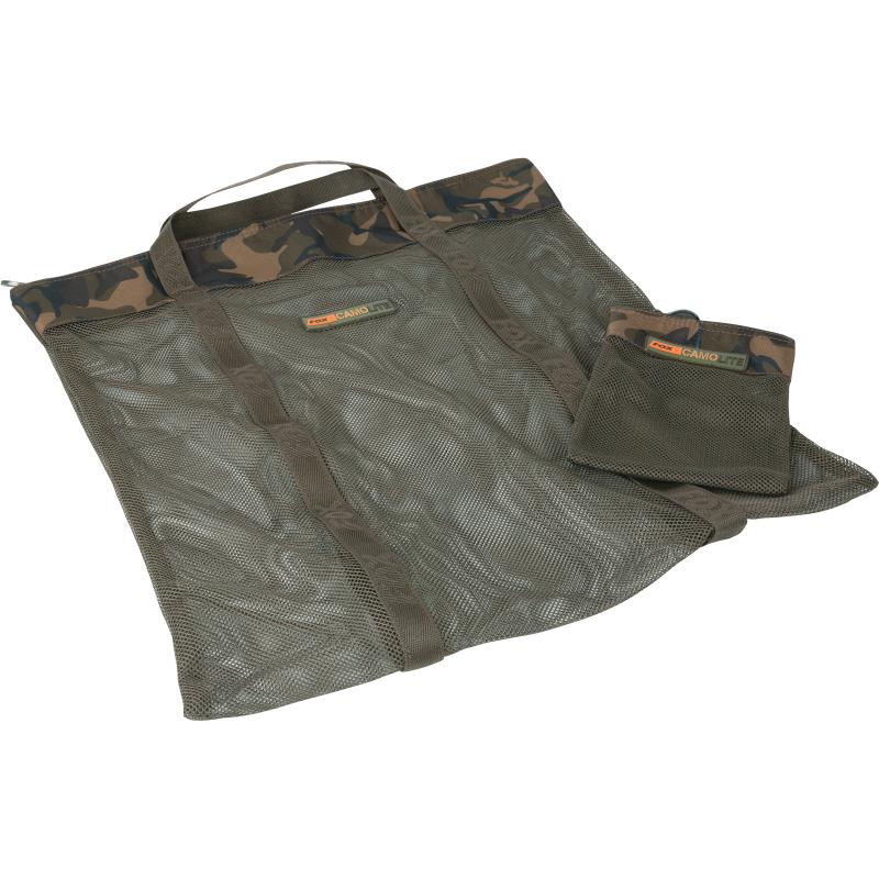 FOX Camolite Large AirDry Bag + hookbait bag