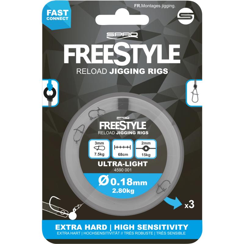 Spro Freestyle Reload Jig Rig 0.18Mm