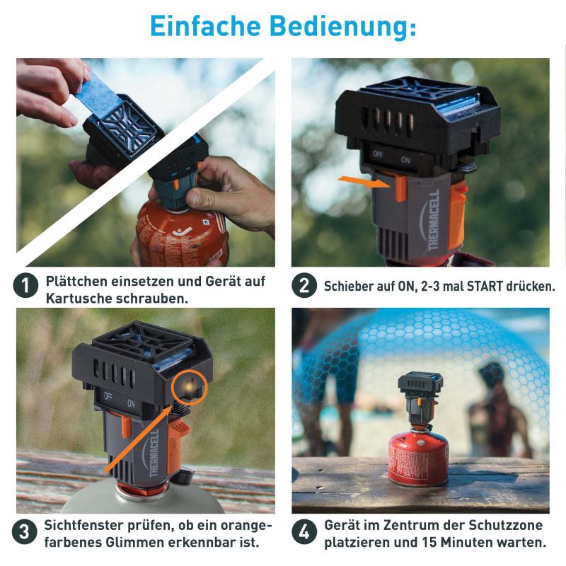 Thermacell MR-BP Mückenabwehr Camping Backpacker
