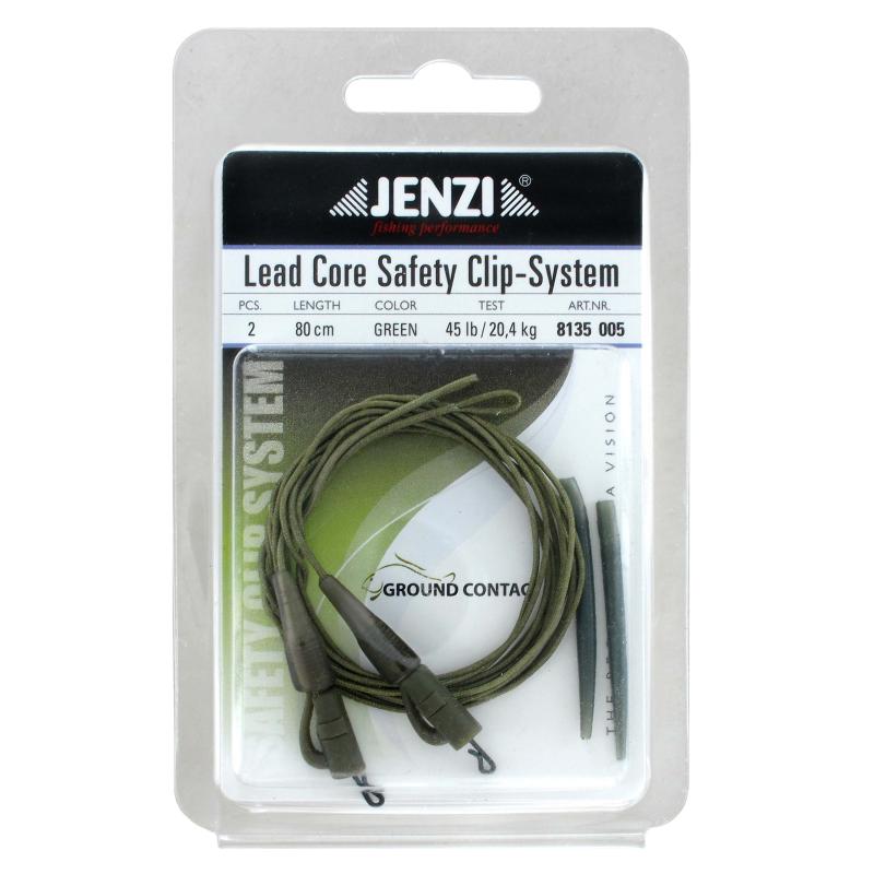 Jenzi Lead Core Safety Clip System grün