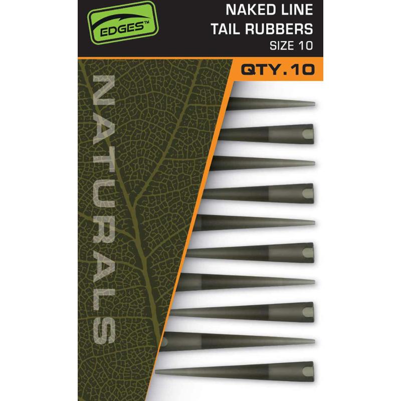 Fox Naturals Sz 10 Naked Line Tail Rubbers