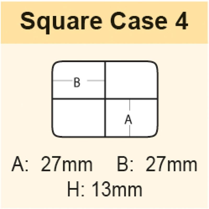 MEIHO Square Case 4 Koma klar