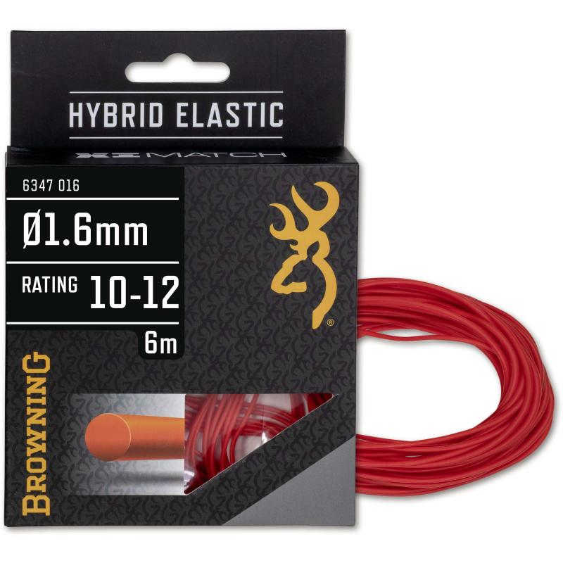 Browning Hybrid Elastic 10-12 Ø 1,60mm rot L: 6m 1 Stück