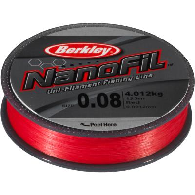 Berkley Nanofil 0.12 270M rot 0.1339MM 6,934KG