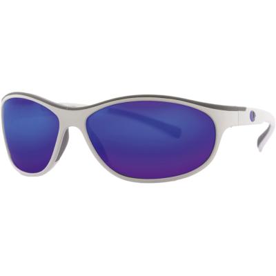 Lenz Coosa Discover Sunglasses White w/Gun Blue Mirror Lens